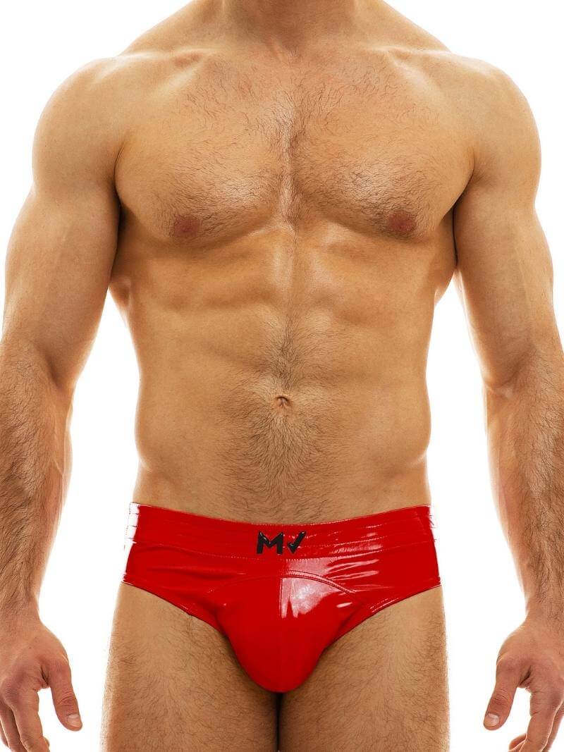 MODUS VIVENDI PVC Vinyl Bottomless Brief - Image 5