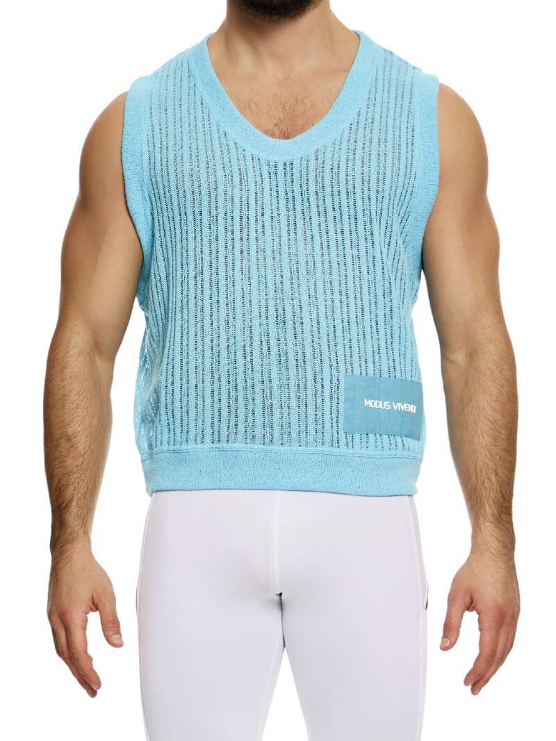 MODUS VIVENDI Striped Crochet Tank Top - Image 6