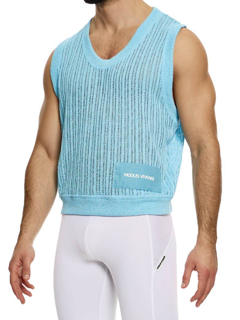 MODUS VIVENDI Striped Crochet Tank Top - Image 7