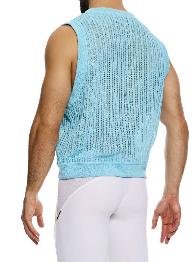 MODUS VIVENDI Striped Crochet Tank Top - Image 8