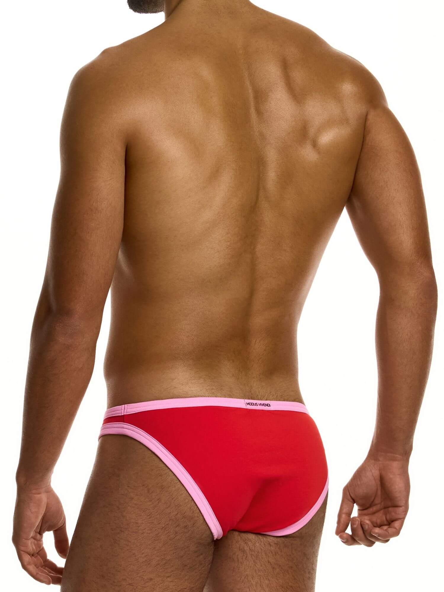 MODUS VIVENDI Dynamic Super-Low-Cut Brief – Retro Sport Low-Rise Cotton Stretch Bikini - Image 4