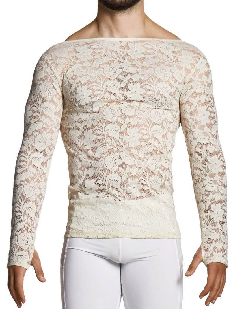MODUS VIVENDI Floral Lace Long-Sleeved Sweatshirt - Image 3