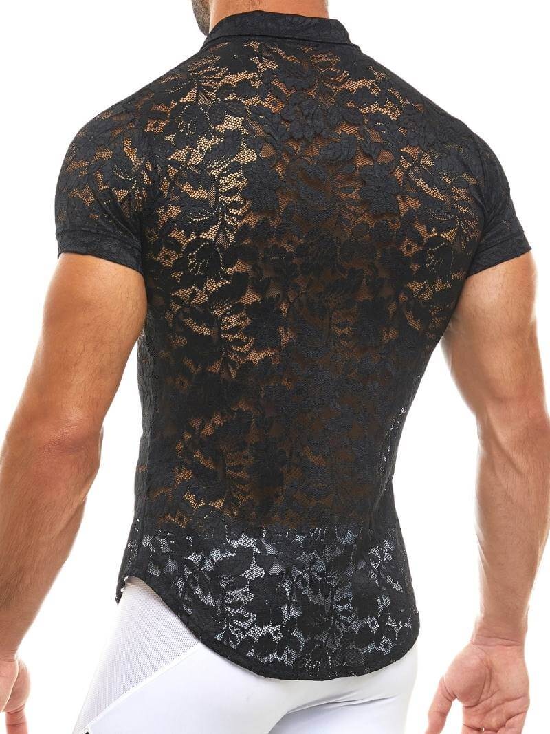 MODUS VIVENDI Floral Lace Buttoned Shirt - Image 10