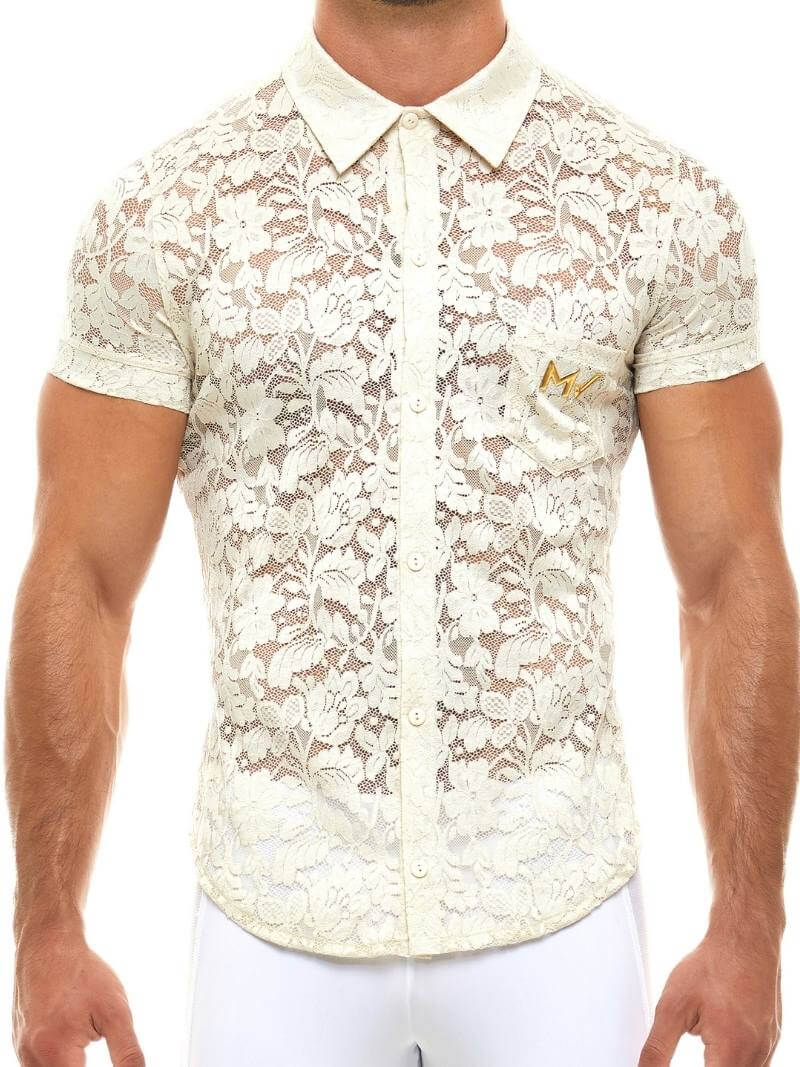 MODUS VIVENDI Floral Lace Buttoned Shirt - Image 3