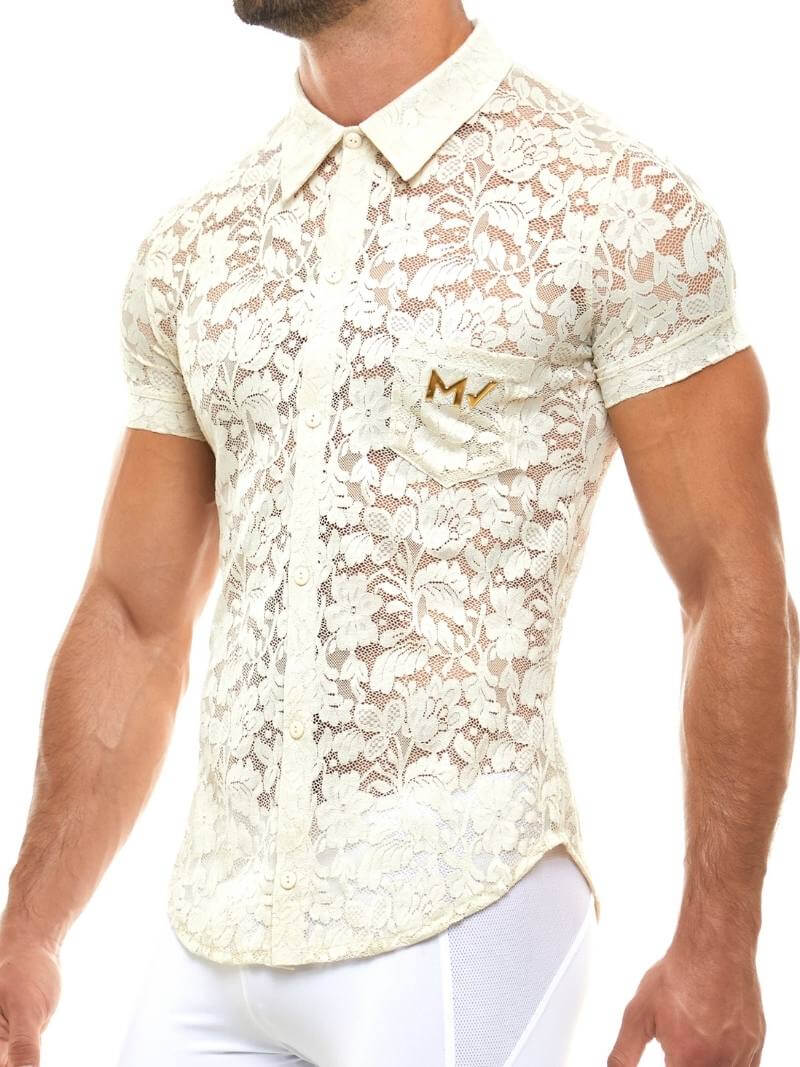 MODUS VIVENDI Floral Lace Buttoned Shirt - Image 4