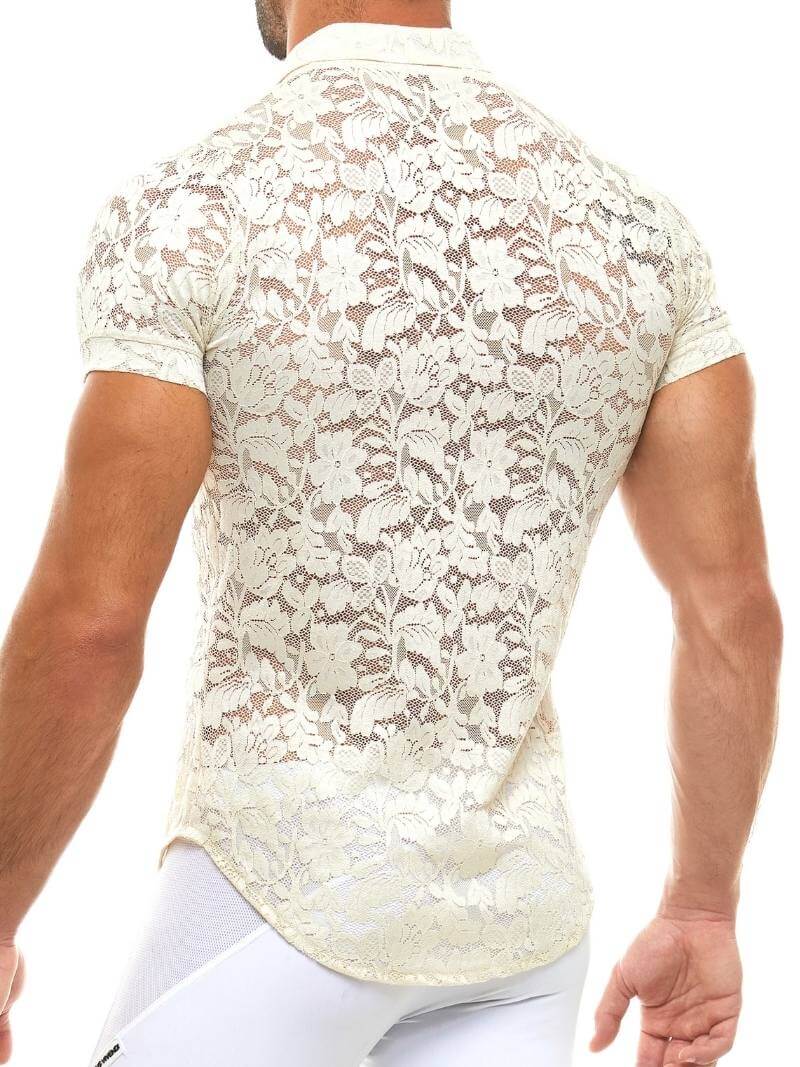 MODUS VIVENDI Floral Lace Buttoned Shirt - Image 5