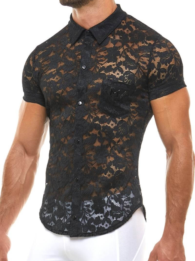 MODUS VIVENDI Floral Lace Buttoned Shirt - Image 8