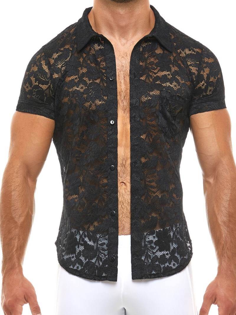 MODUS VIVENDI Floral Lace Buttoned Shirt - Image 9