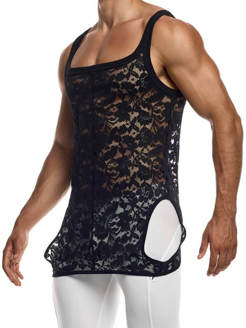 MODUS VIVENDI Floral Lace Tank Top - Image 3