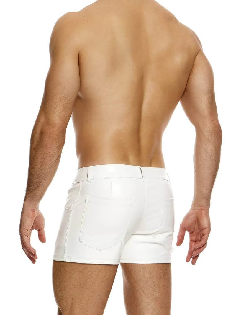 MODUS VIVENDI Leather 5 Pocket Short - Image 4