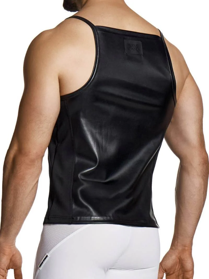 MODUS VIVENDI Prince Albert Leather Vest - Image 3