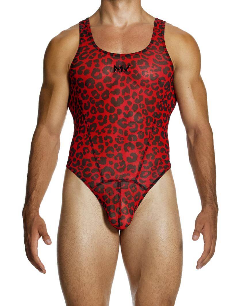 MODUS VIVENDI Leopard Bodysuit Leotard with Thong Rear - Image 4
