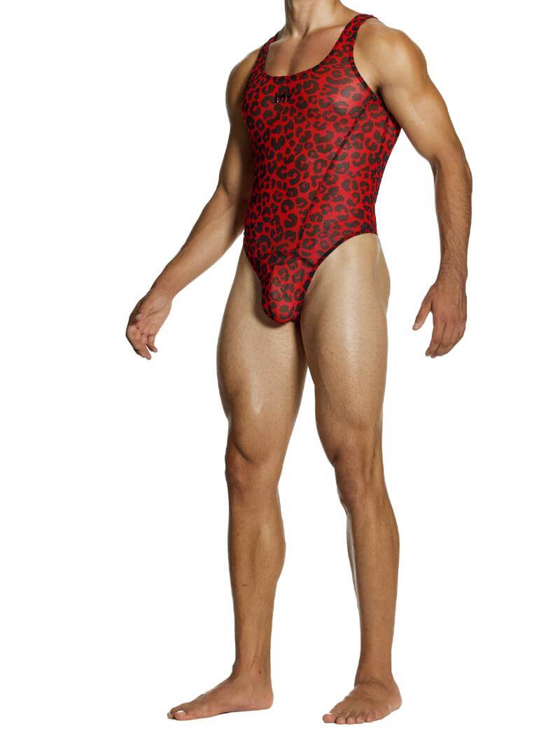 MODUS VIVENDI Leopard Bodysuit Leotard with Thong Rear - Image 5