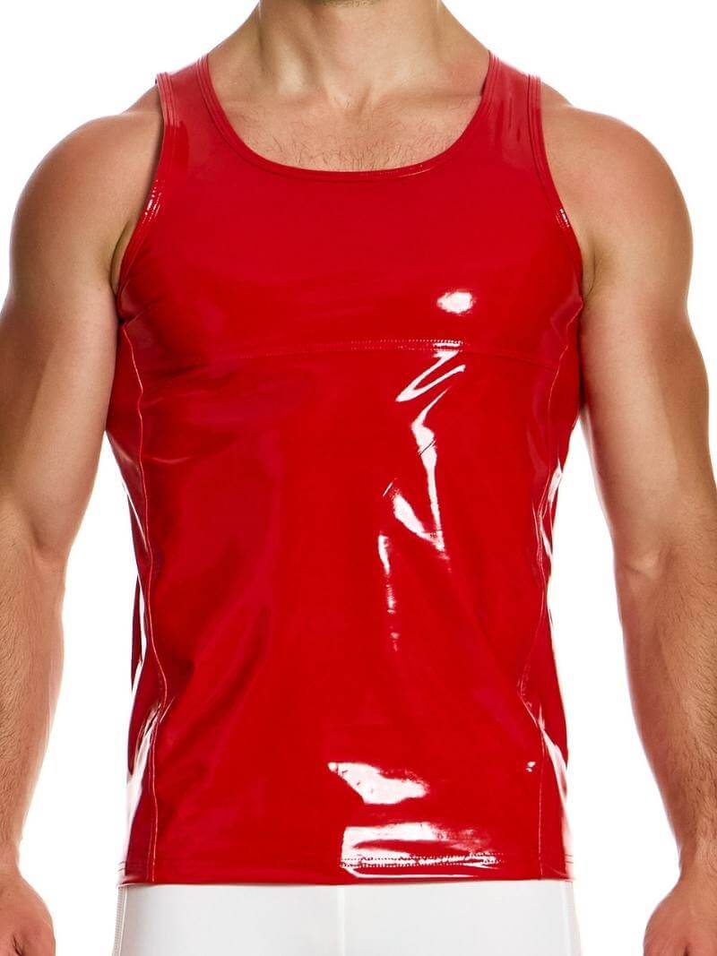 MODUS VIVENDI Vinyl Vest: Shiny PVC Look - Image 2