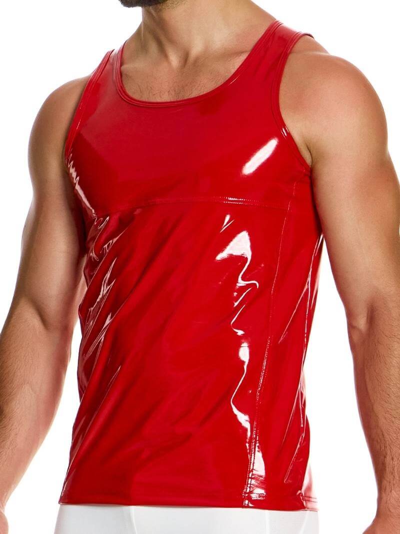 MODUS VIVENDI Vinyl Vest: Shiny PVC Look - Image 3