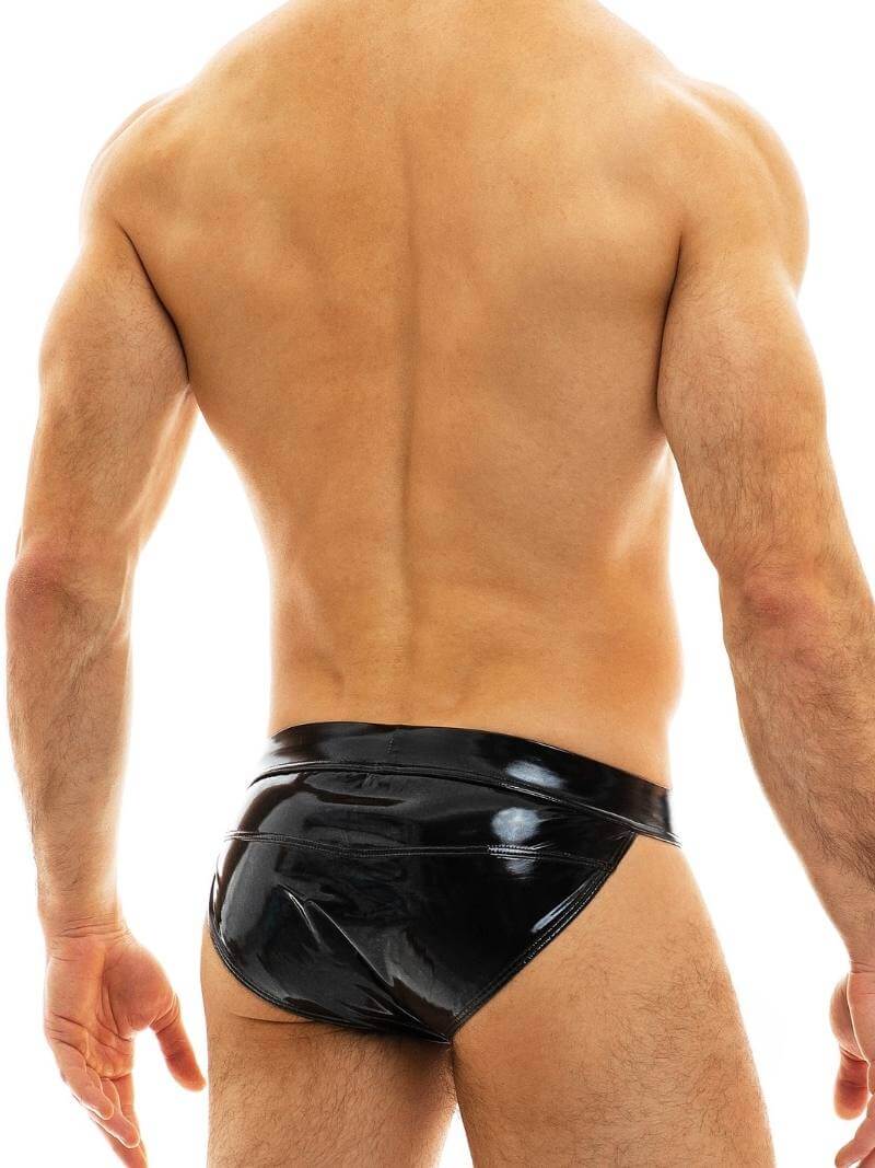 MODUS VIVENDI PVC Vinyl Tanga Brief - Image 4