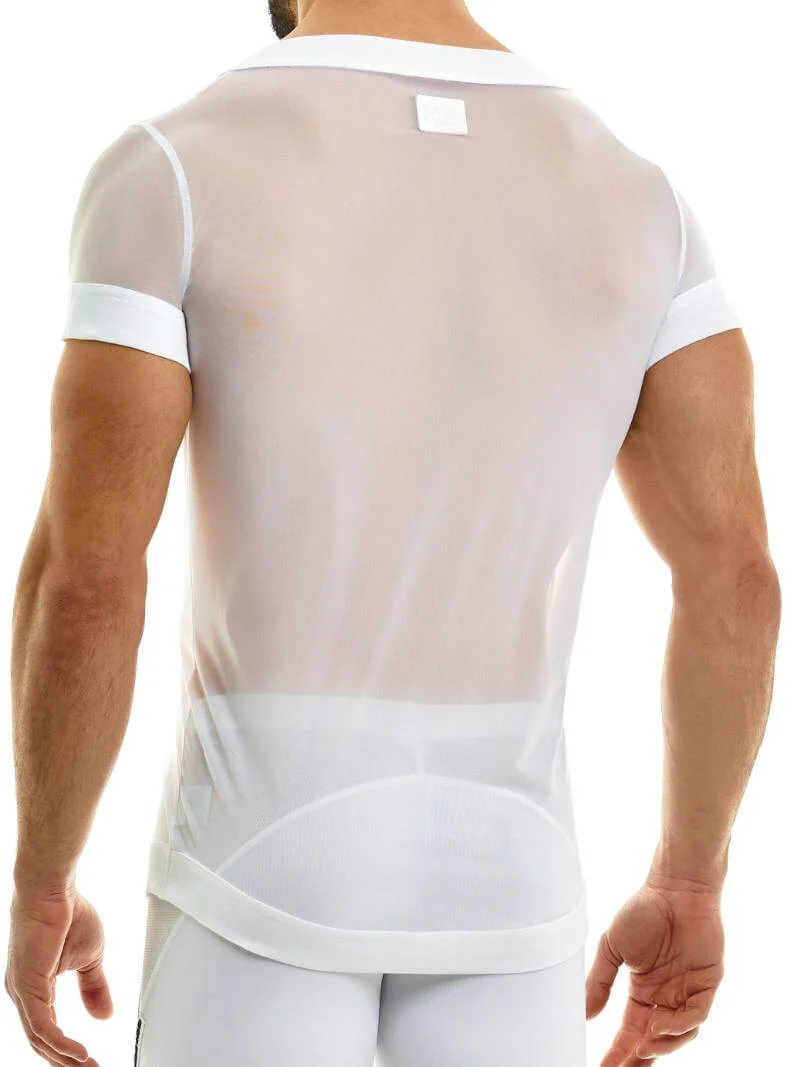 MODUS VIVENDI Muslin T-Shirt: See-Through Sheer Mesh - Image 3