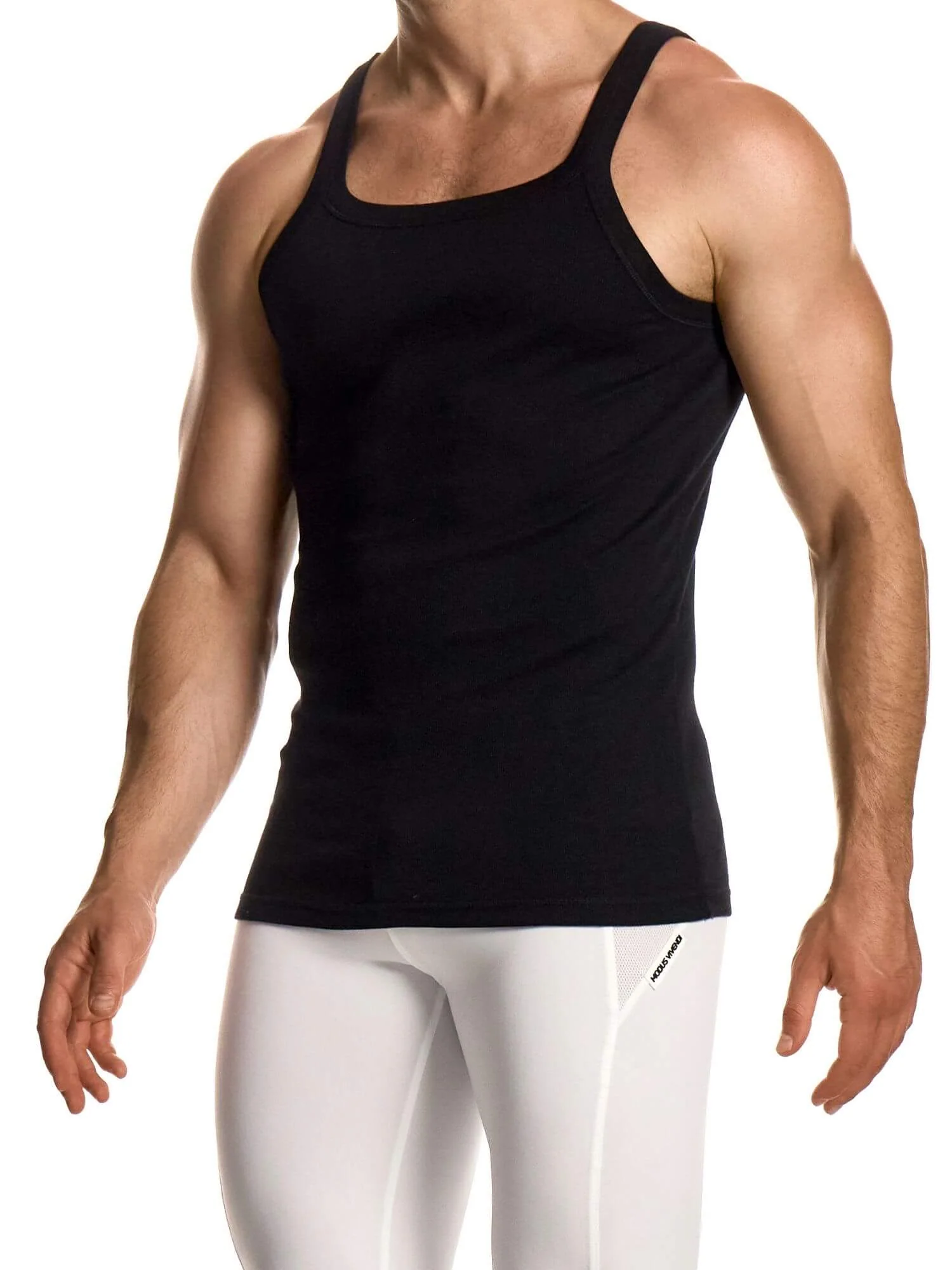 MODUS VIVENDI Organic Ribbed Cotton Tank Top – Comfort Fit - Image 3