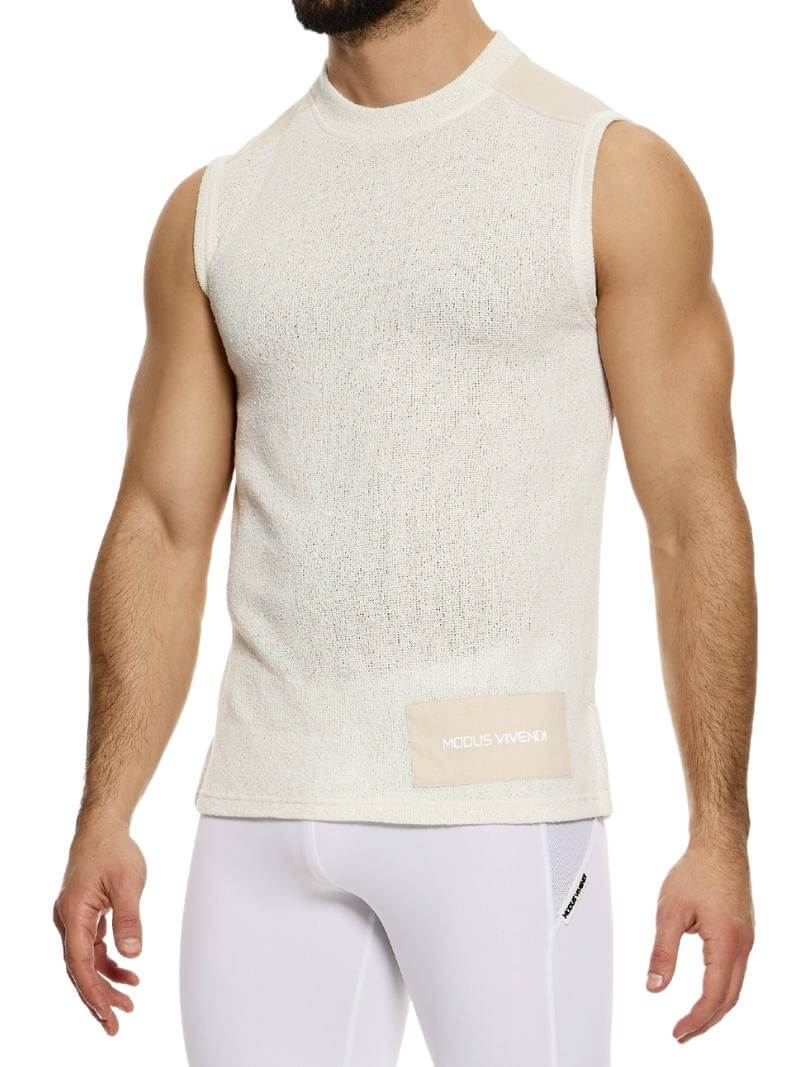 MODUS VIVENDI Plain Knit Turtle Neck Vest - Image 11