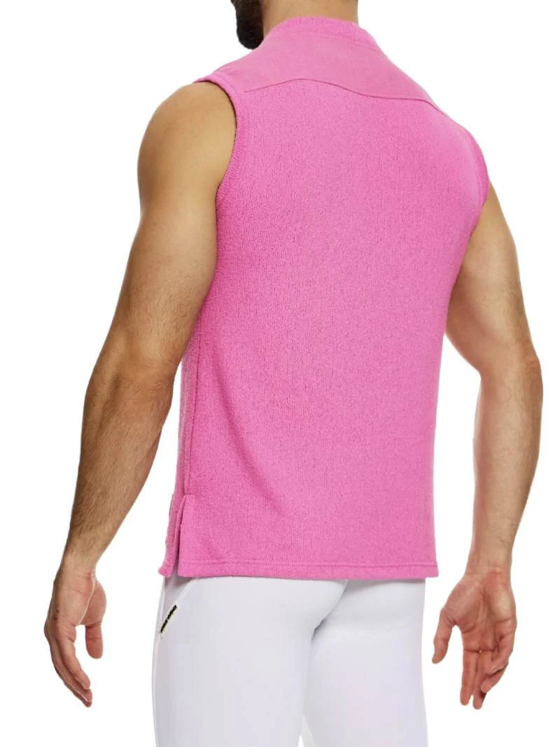 MODUS VIVENDI Plain Knit Turtle Neck Vest - Image 7