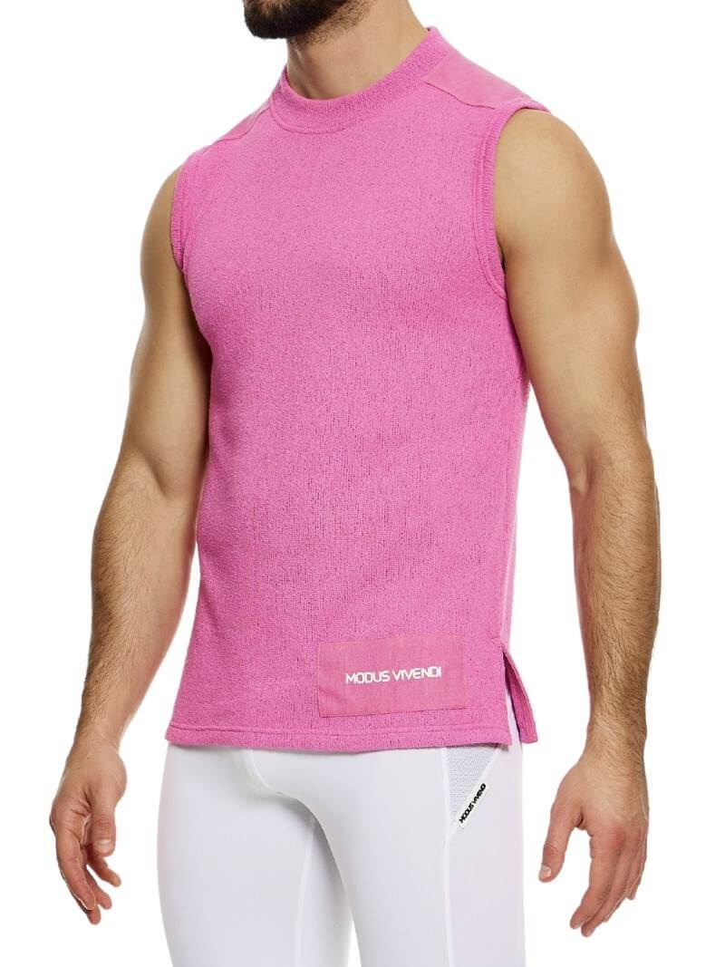 MODUS VIVENDI Plain Knit Turtle Neck Vest - Image 8
