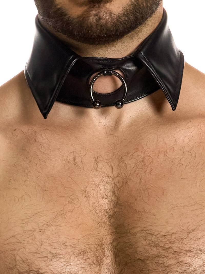 MODUS VIVENDI Prince Albert Leather Choker Collar - Image 4