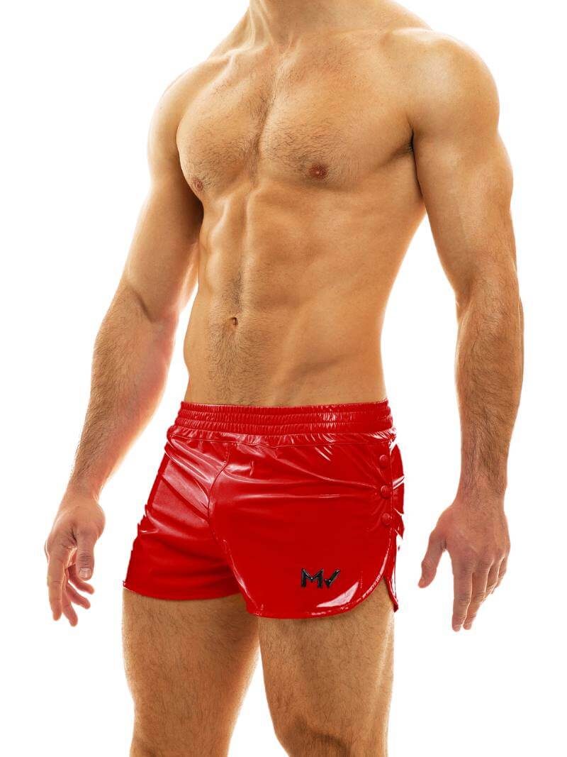 MODUS VIVENDI PVC Vinyl Short with Buttoned Side - Image 6