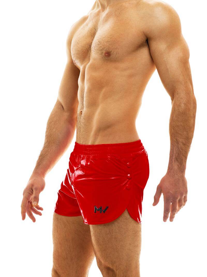MODUS VIVENDI PVC Vinyl Short with Buttoned Side - Image 7