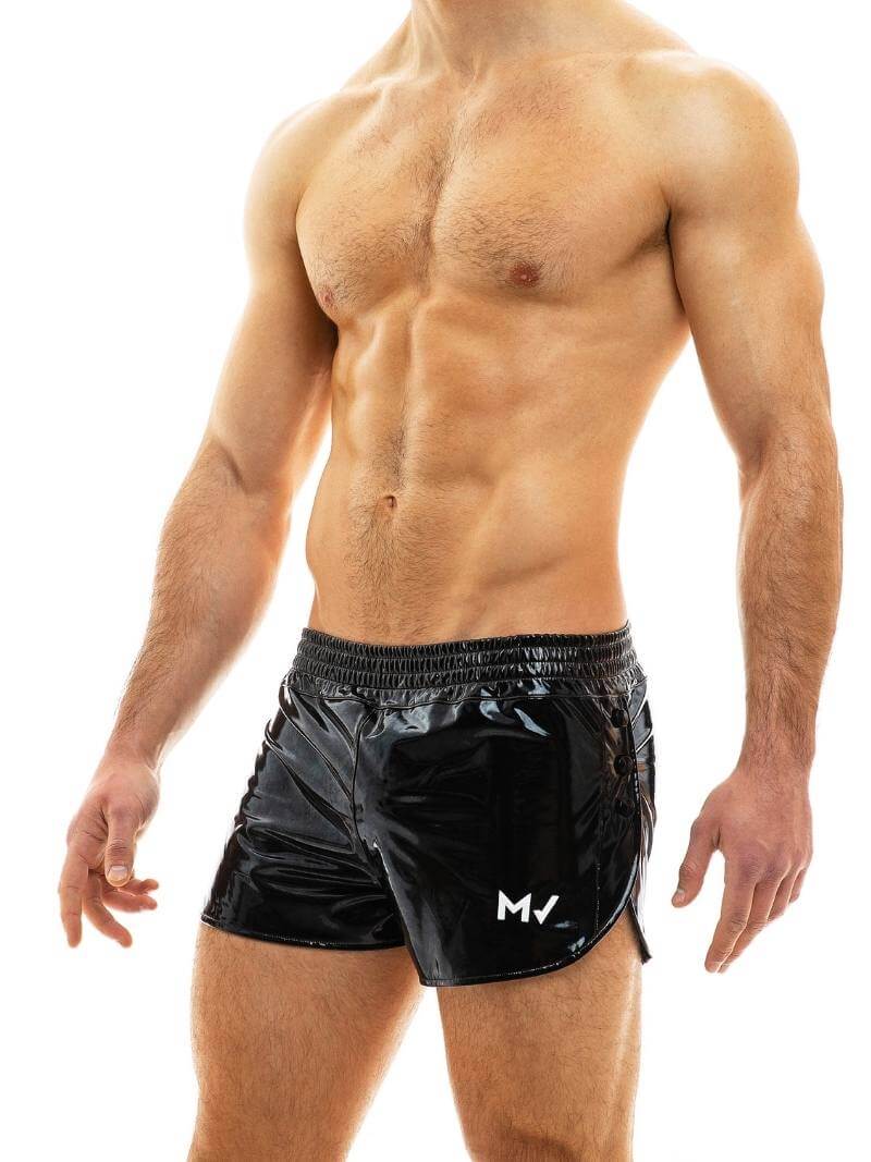 MODUS VIVENDI PVC Vinyl Short with Buttoned Side - Image 9