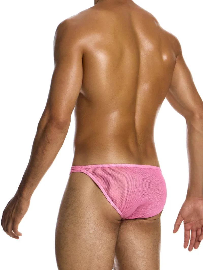 MODUS VIVENDI Retro Micro Net Cotton Low Cut Bikini - Image 3