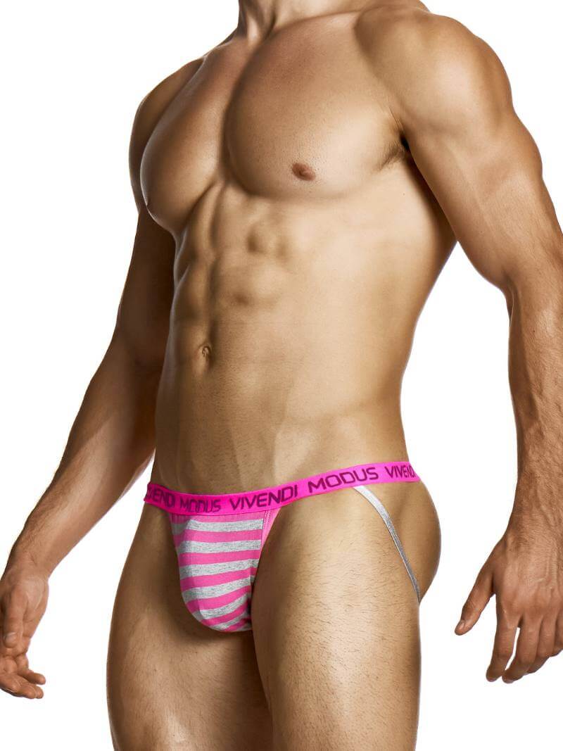 MODUS VIVENDI Striped Jockstrap - Image 5