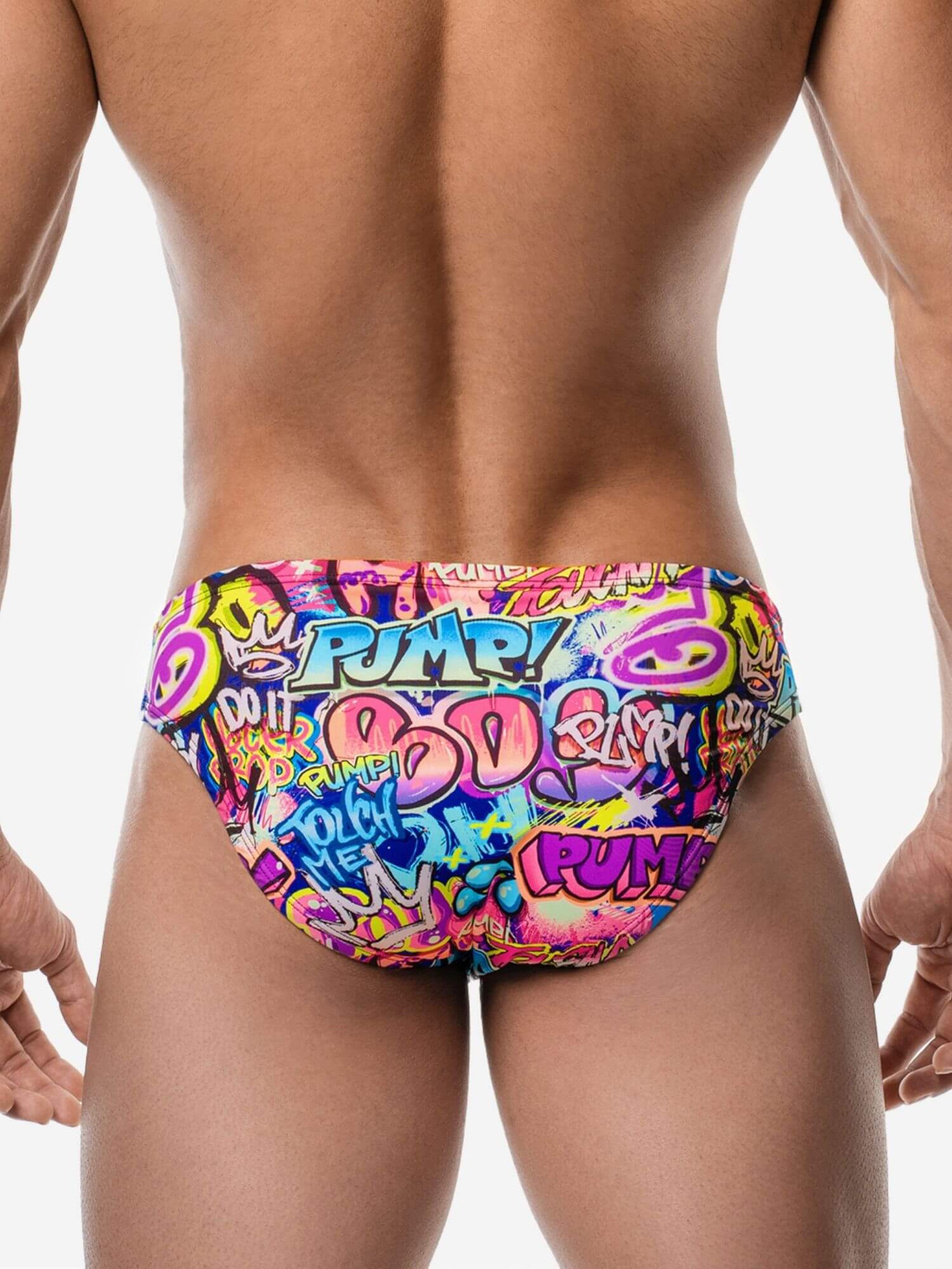 PUMP! Graffiti Watercheekie Swimming Bikini Brief - Image 4