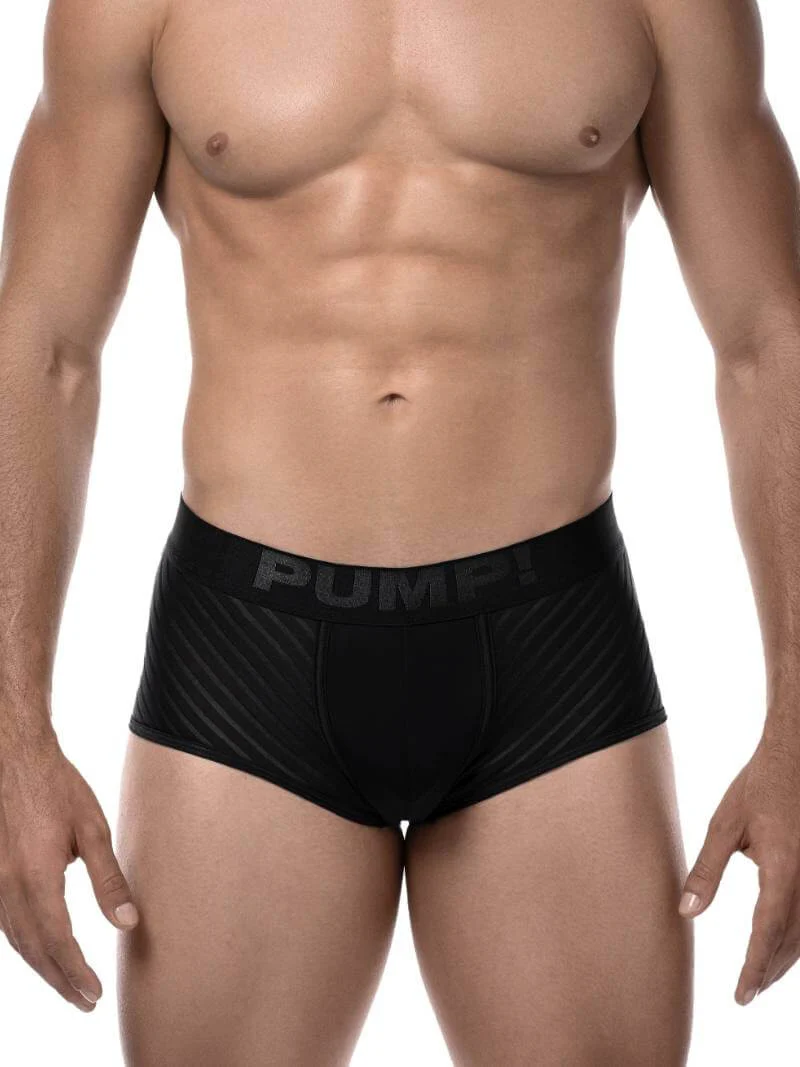 PUMP! Whisper Boxer with Sheer Stripes - Image 4