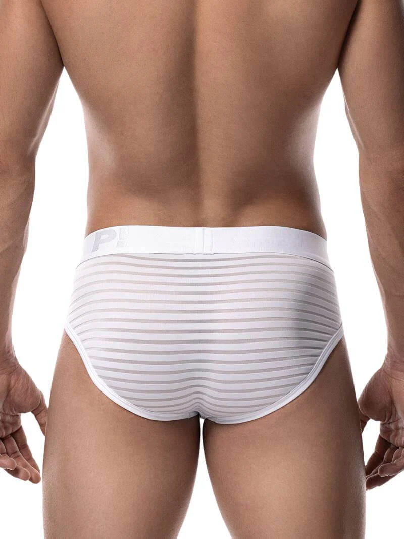 PUMP! Whisper Brief with Sheer Stripes - Image 3
