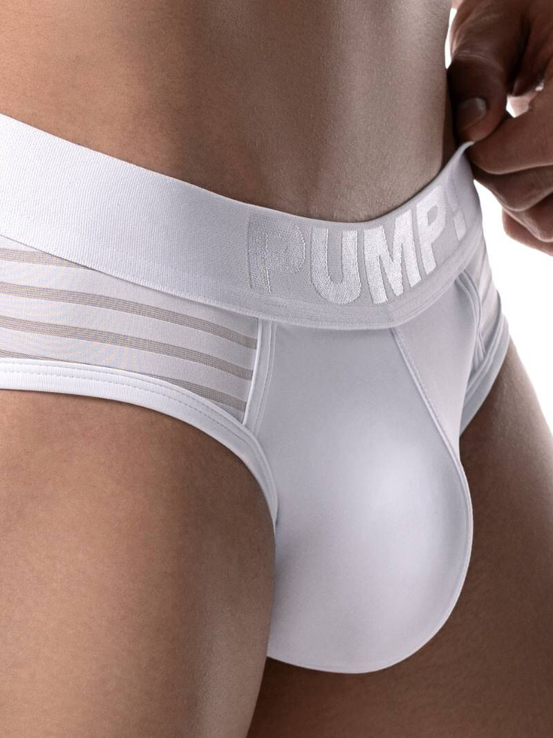 PUMP! Whisper Brief with Sheer Stripes - Image 4