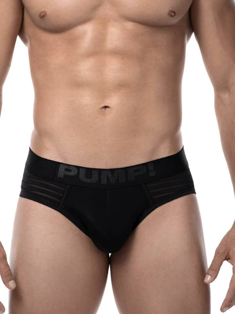 PUMP! Whisper Brief with Sheer Stripes - Image 5