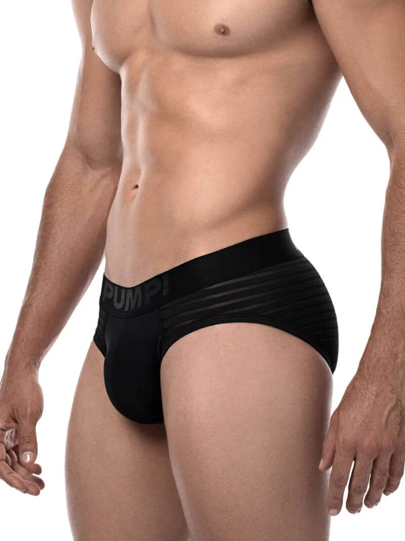 PUMP! Whisper Brief with Sheer Stripes - Image 6