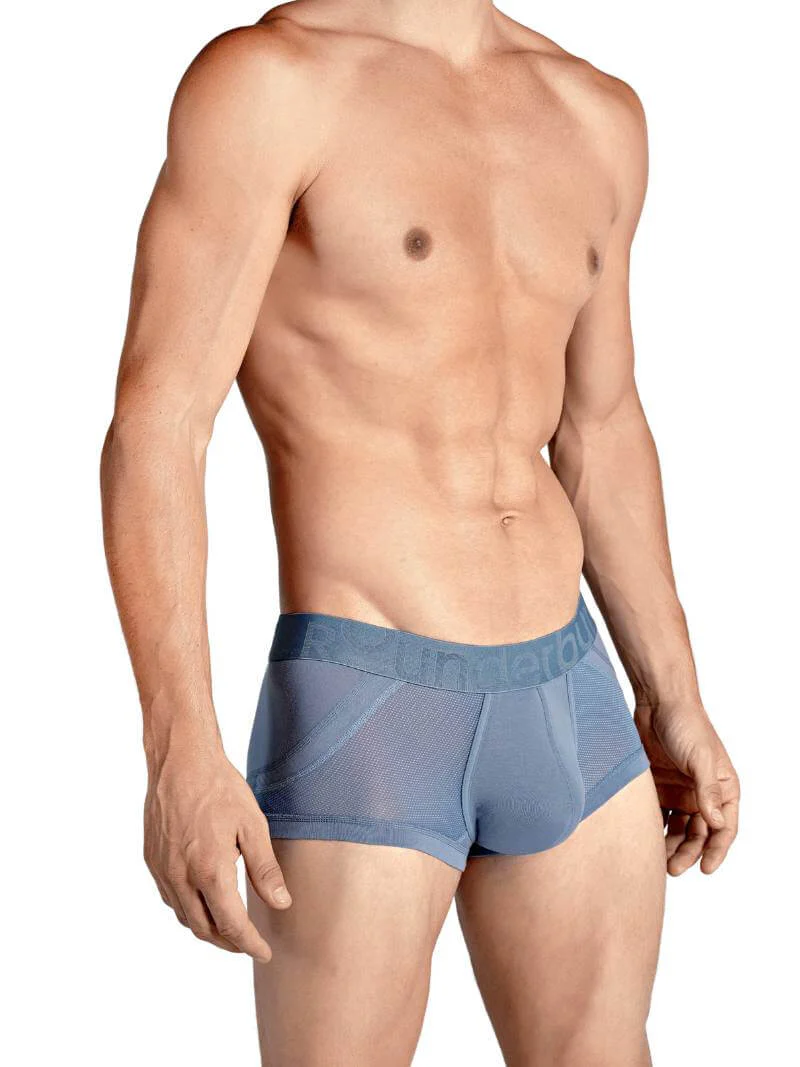 RounderBum Trunk with Anatomic Long Pouch, Light Blue - Image 4
