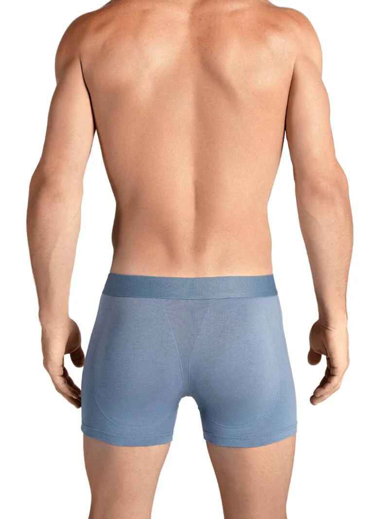 RounderBum Boxer Brief with Bum Reshaping Padding, Light Blue - Image 7