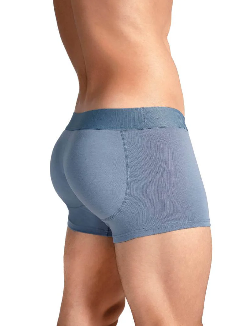 RounderBum Trunk with Bum Reshaping Padding, Light Blue - Image 2