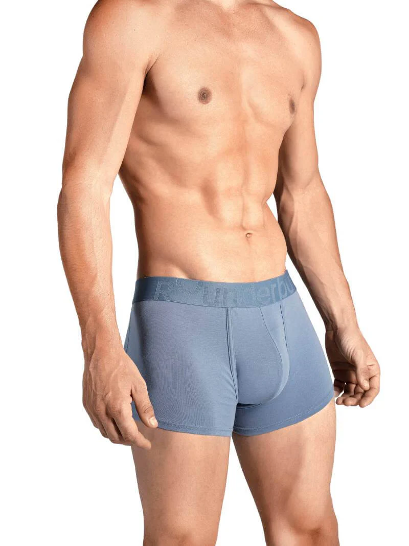 RounderBum Trunk with Bum Reshaping Padding, Light Blue - Image 3