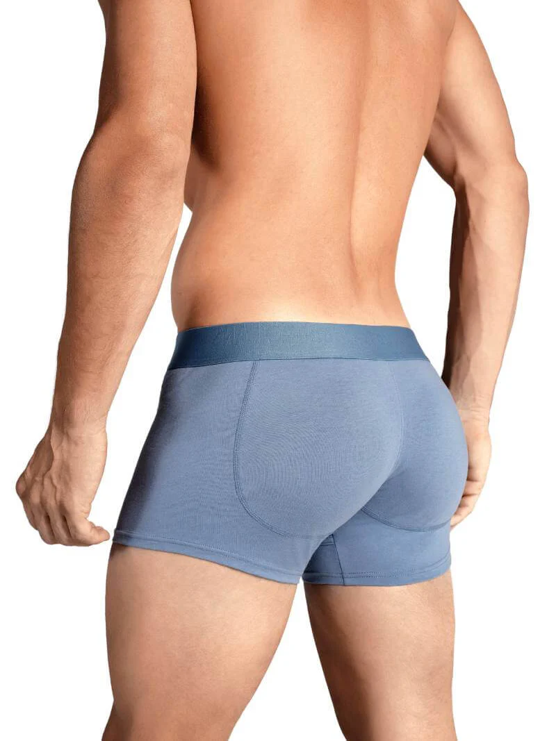 RounderBum Trunk with Bum Reshaping Padding, Light Blue - Image 4