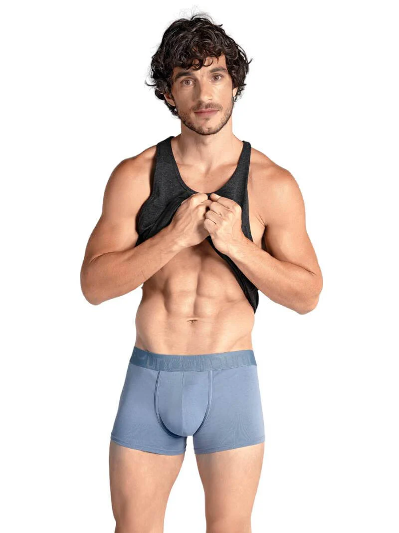 RounderBum Trunk with Bum Reshaping Padding, Light Blue - Image 6