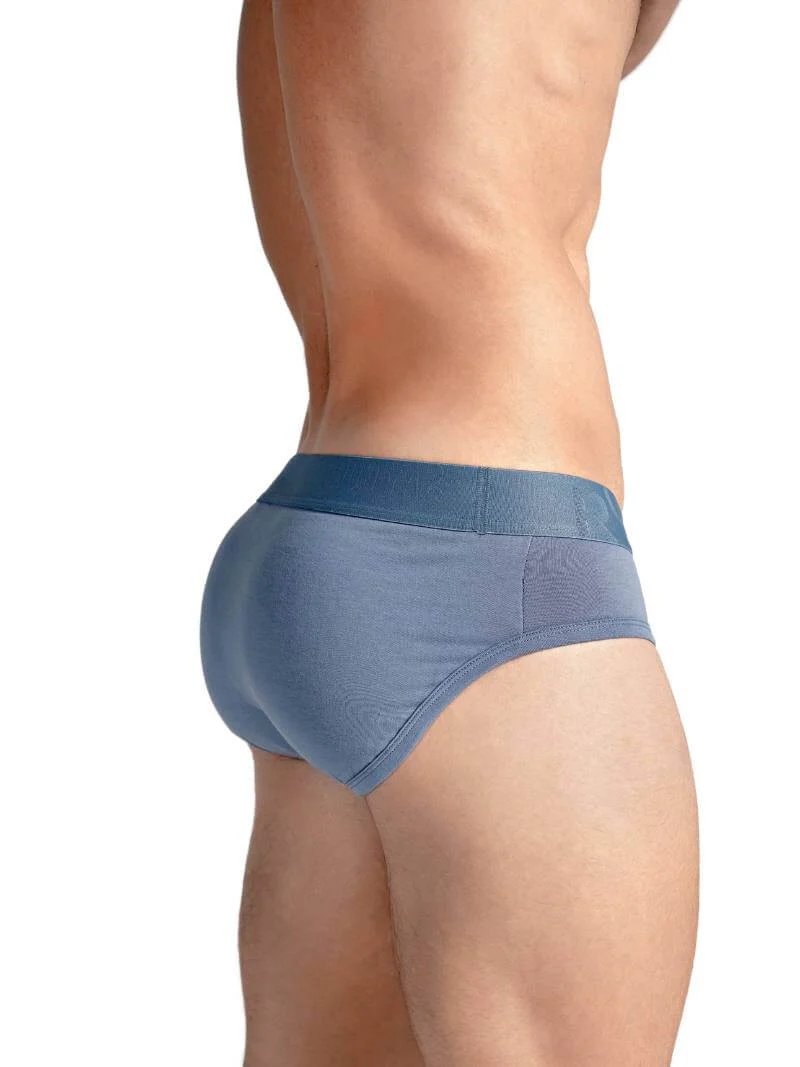 RounderBum Brief with Bum Reshaping Padding, Light Blue - Image 5
