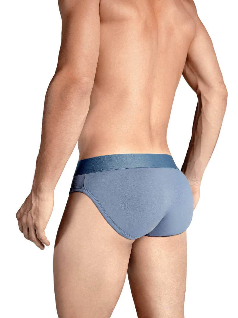 RounderBum Enhancing & Reshaping Brief with Bum & Pouch Padding, Light Blue - Image 2