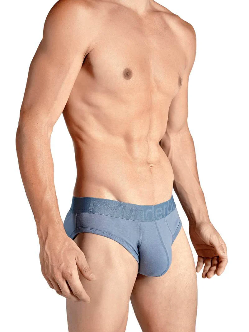 RounderBum Enhancing & Reshaping Brief with Bum & Pouch Padding, Light Blue - Image 4