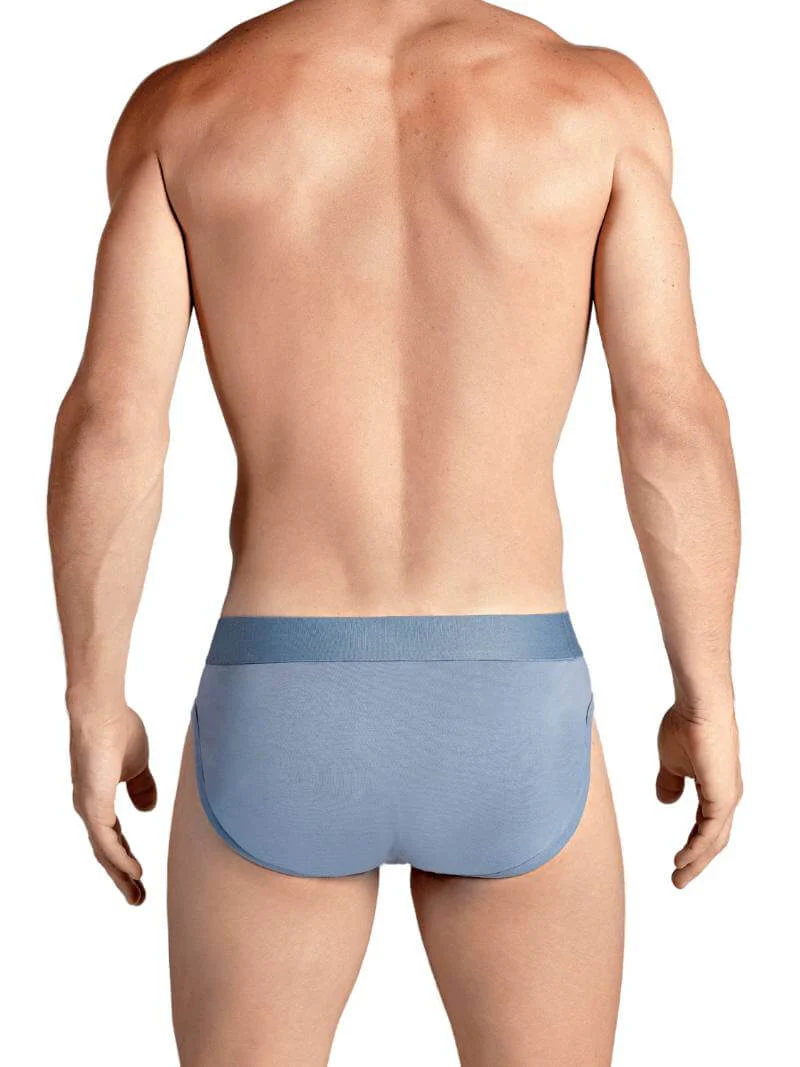 RounderBum Enhancing & Reshaping Brief with Bum & Pouch Padding, Light Blue - Image 6