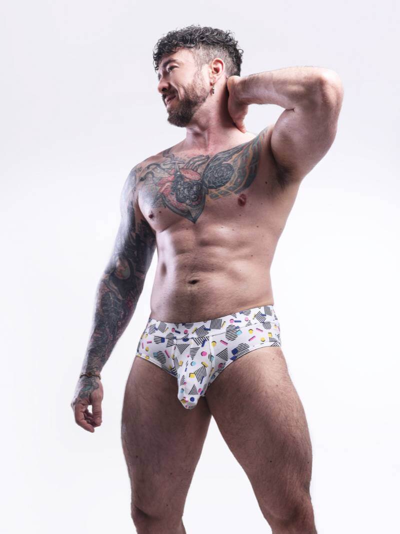 SUKREW Poppin Apex Cotton Brief – Men's Supportive Pouch Underwear - Image 2