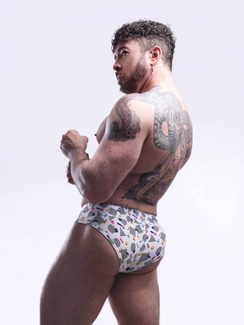 SUKREW Poppin Large Pouch Cotton Brief – Men's Enhancing Underwear - Image 4