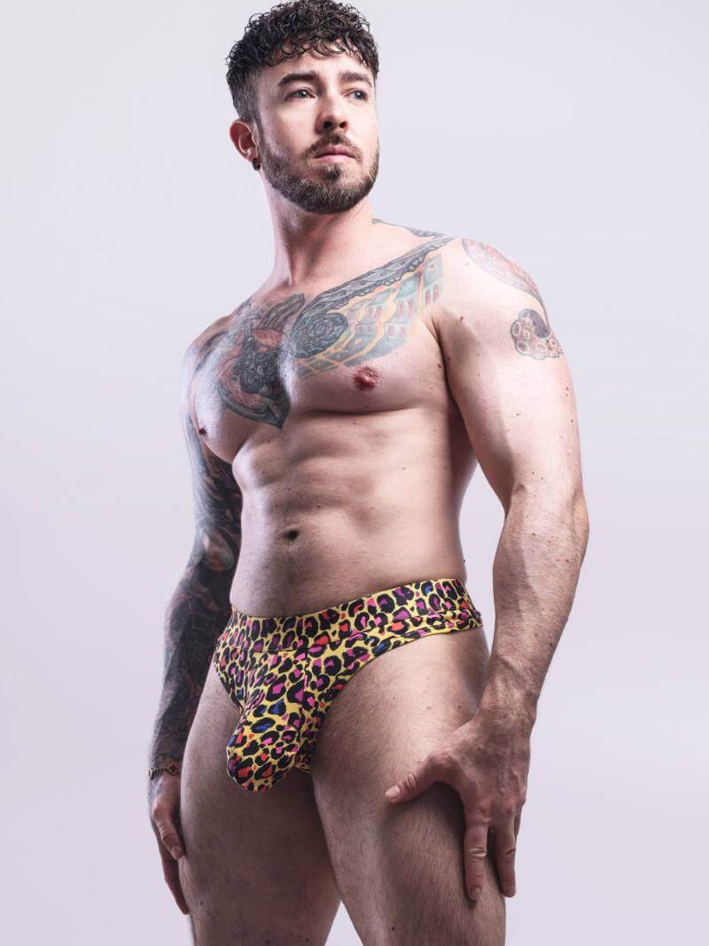 SUKREW Wild Long Pouch Thong – Men's Enhancing Cotton Underwear - Image 2